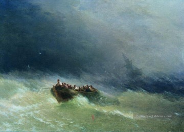 Ivan Aivazovsky le naufrage paysage marin Peinture à l'huile